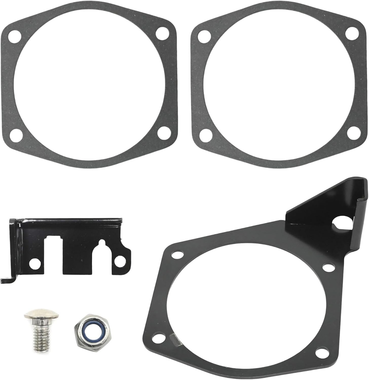 4 Bolt Throttle Cable Bracket Fits for Engine Intakes 92mm-102mm LS LSX LS1 LS2