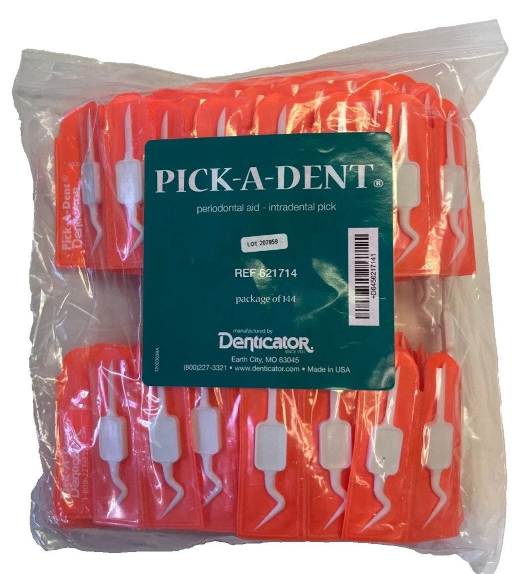 Pick-A-Dent reusable plastic toothpicks ( Pack of 144) #621714 Pick-A-Dent reusable plastic toothpicks ( Pack of 144) #621714