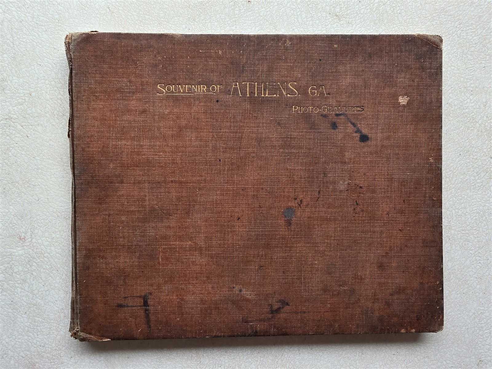 Athens University of Georgia Antique 1900 Portfolio of Photos, 32 Photogravures