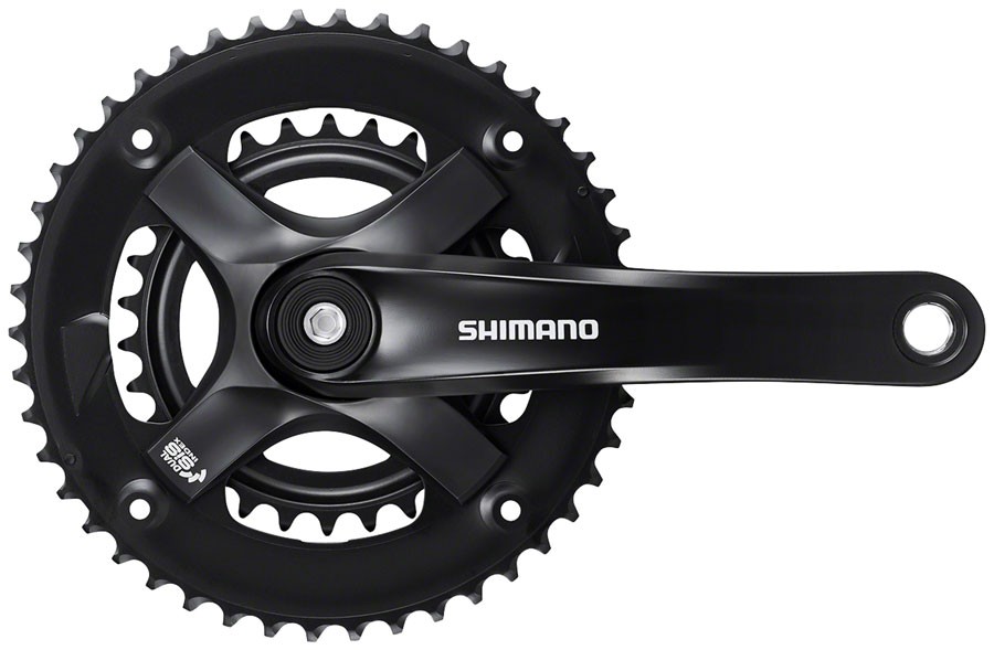 Shimano FC-TY-501-2 Crankset - 175mm, 7/8-Speed, 46-30t, Riveted, Square Taper J