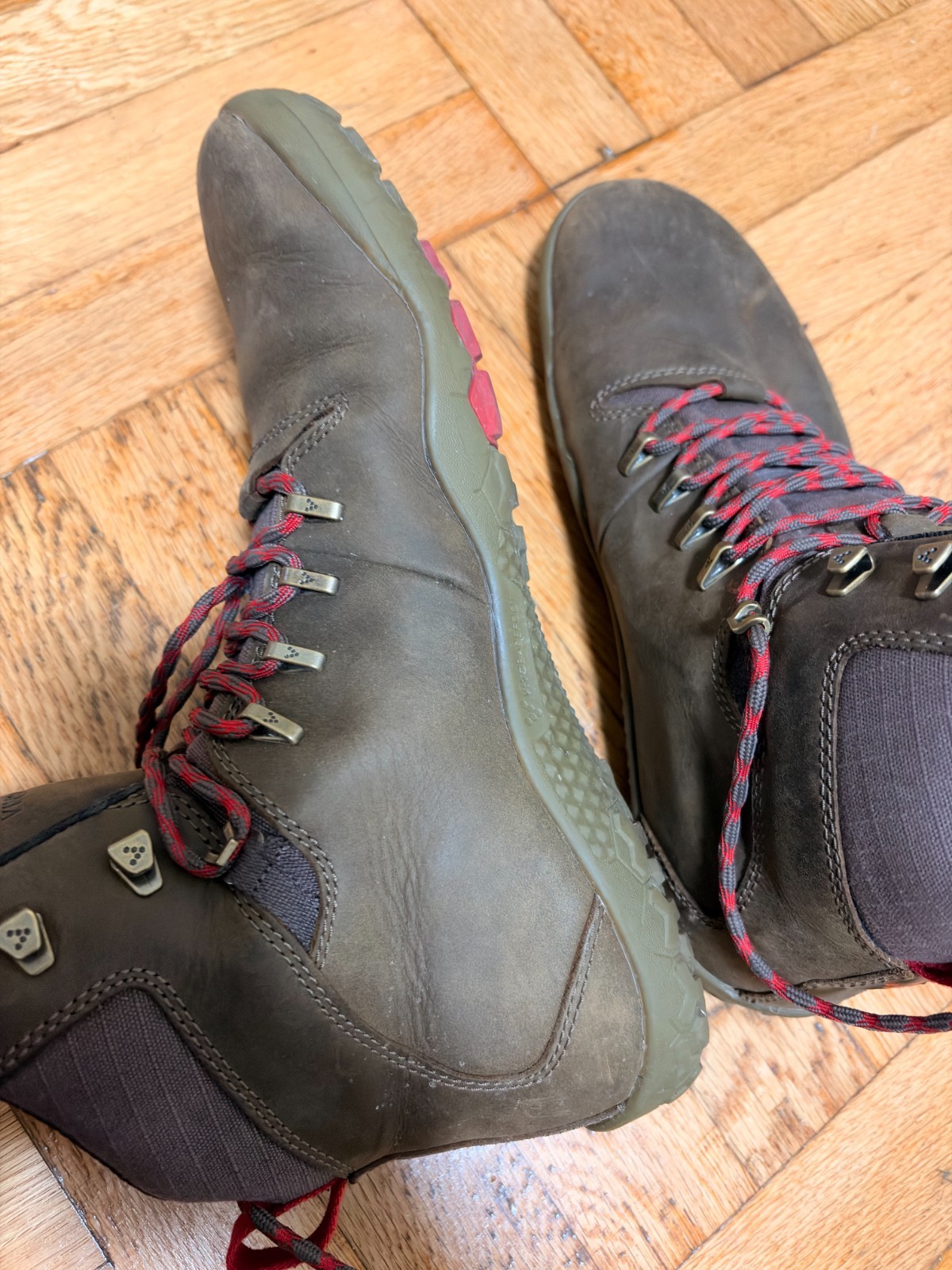 Vivobarefoot Tracker FG Dark Brown Leather Barefoot Hiking Men\'s Size EU 44
