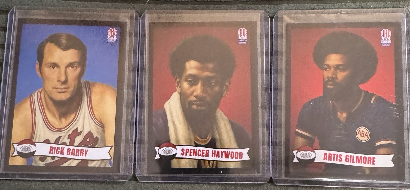 2025 ABA Redemption Cards From Pack Break. Barry/Heywood/Gilmore. All HOFers...