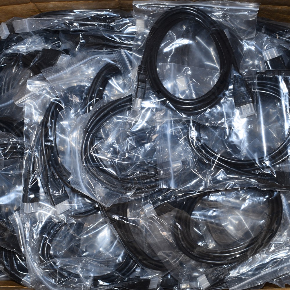 100 Count HDMI Cable High Speed 5ft Brand New Never Used Bulk Lot Of 100 Black