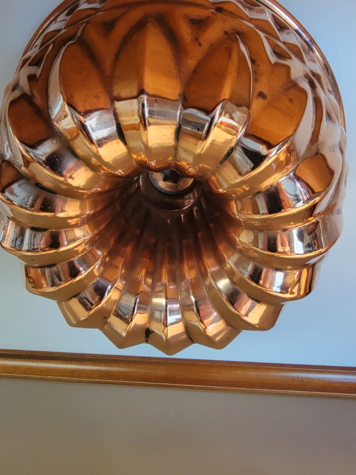 Vintage Christian Wagner Unlacquered Copper Bundt Cake Mold Wagner West Germany