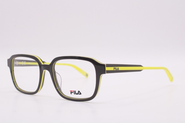 NEW FILA VFI303 COL. 06MY GREY YELLOW AUTHENTIC EYEGLASSES 51-17 NEW FILA VFI303 COL. 06MY GREY YELLOW AUTHENTIC EYEGLASSES 51-17