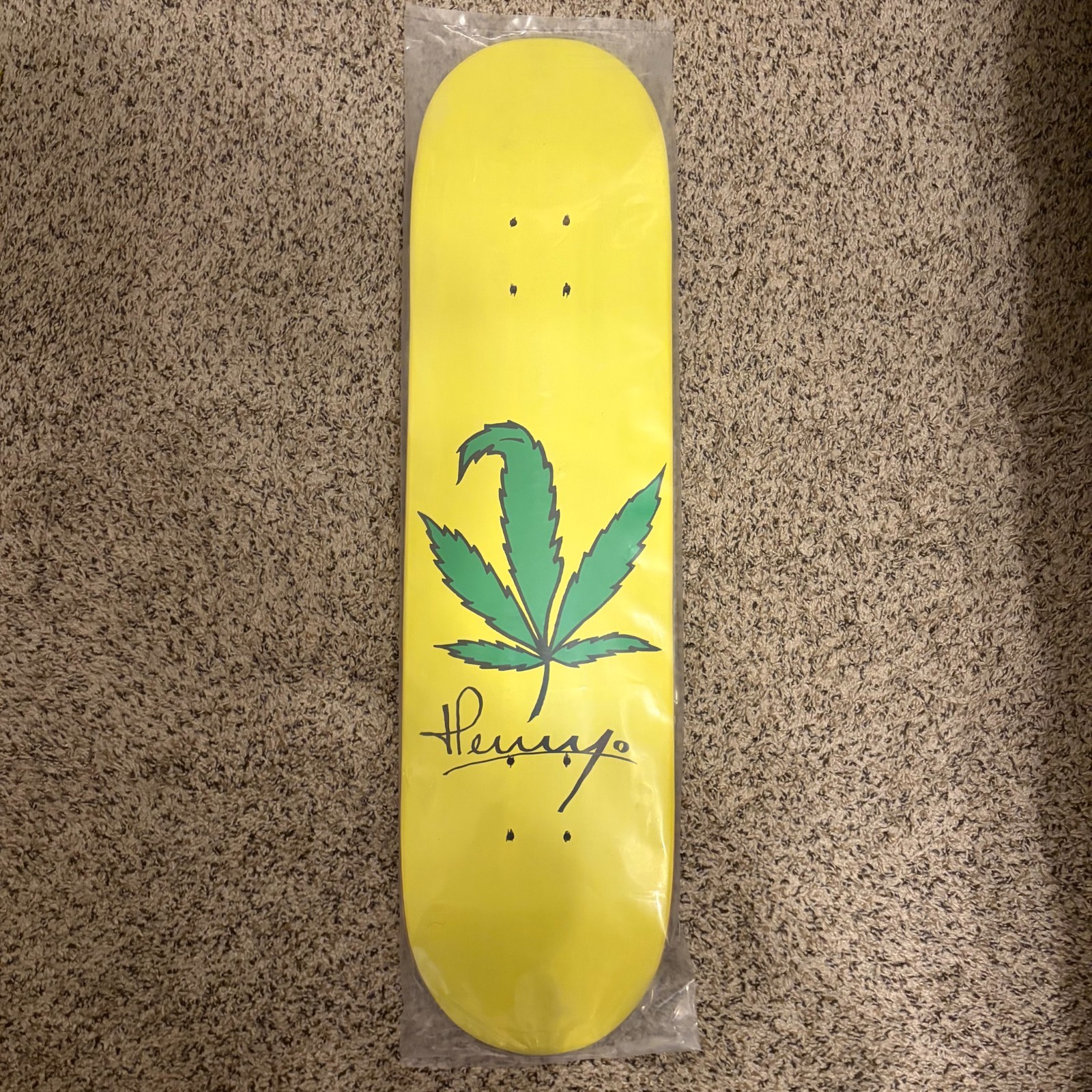Flip Tom Penny AUTOGRAPHED SIGNED Weed Leaf Pro Debut Skateboard Deck Limited