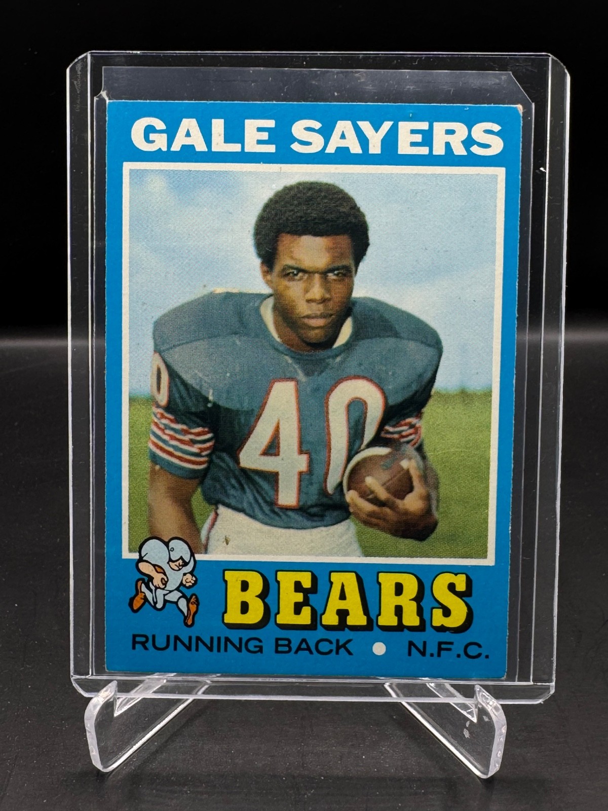 1971 TOPPS FOOTBALL  GALE SAYERS  CHICAGO BEARS  #150  EX CONDITION