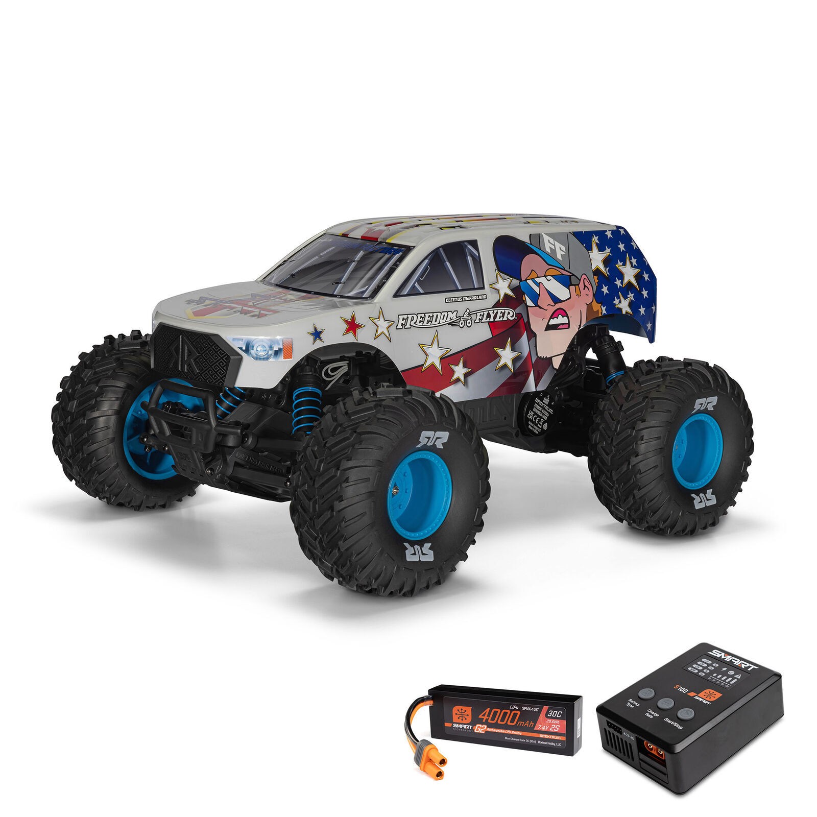 ARRMA 1/10 FREEDOM FLYER 223S 2WD RTR Brushless Monster Truck (Battery & Charger