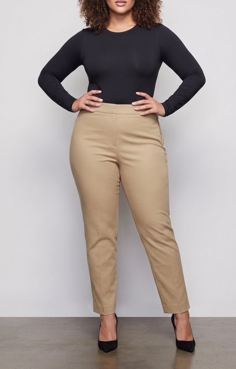 NWT Talbots Women’s Size 16P Tan Cotton Blend Side Zip Chatham Ankle Pant NWT Talbots Women’s Size 16P Tan Cotton Blend Side Zip Chatham Ankle Pant