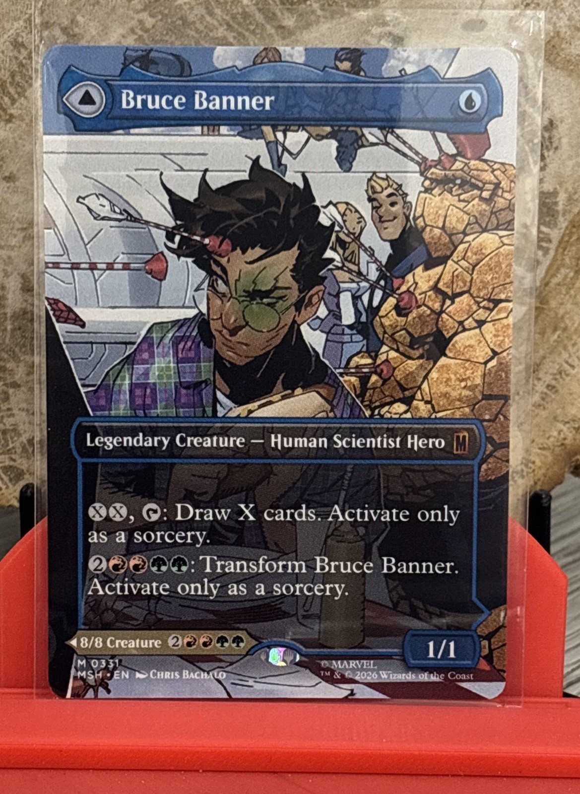 Bruce Banner (Borderless) (0331) Marvel Super Heroes Regular Bruce Banner (Borderless) (0331) Marvel Super Heroes Regular