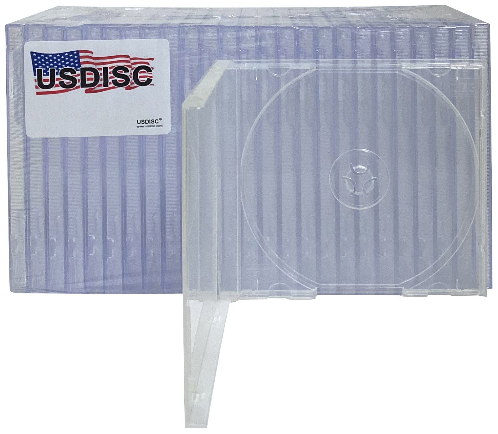 USDISC PP Poly Cases 10.4mm, Single 1 Disc (Clear) Lot USDISC PP Poly Cases 10.4mm, Single 1 Disc (Clear) Lot