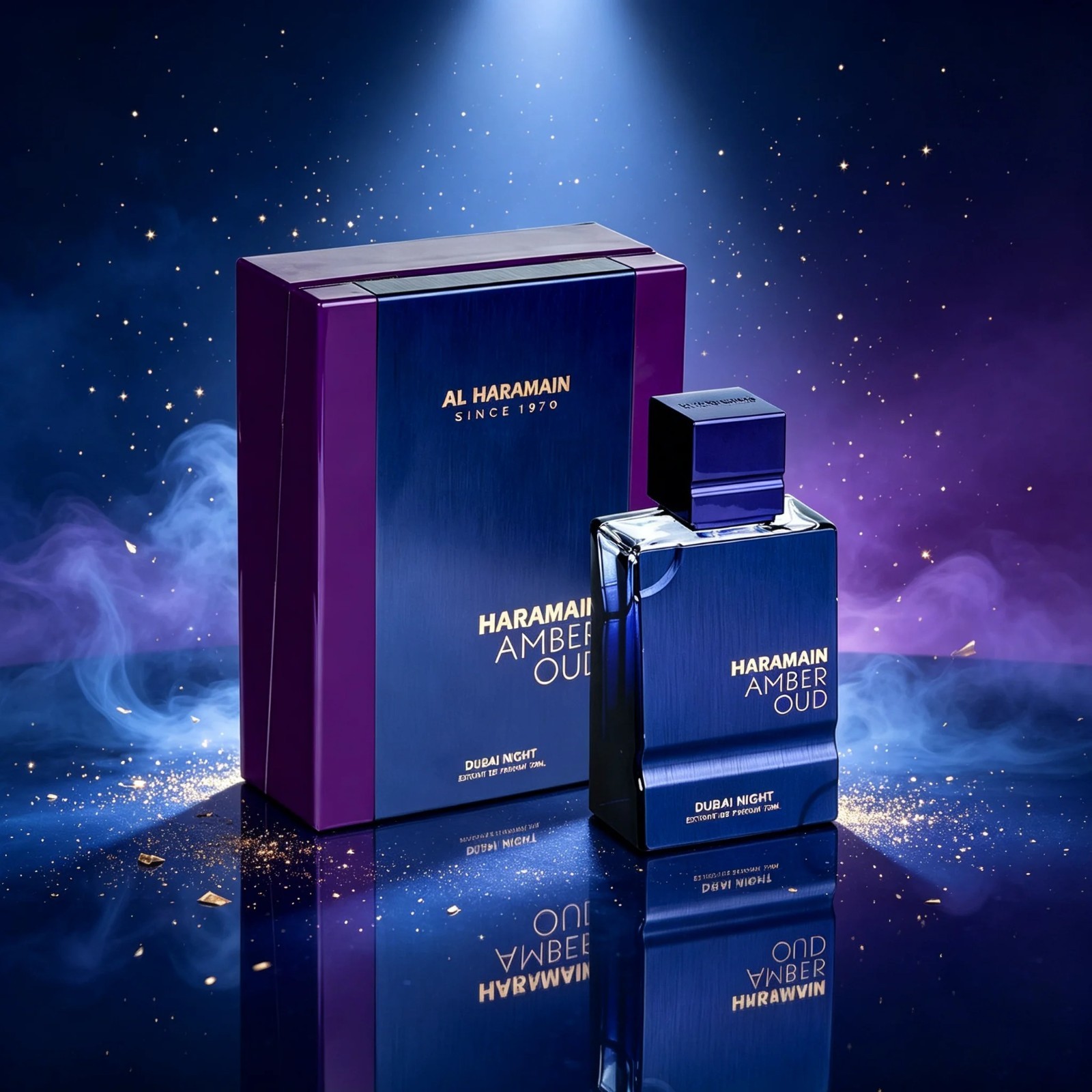 Al Haramain Amber Oud Dubai Night EDP 60ml Unisex Bergamot Tonka Perfume