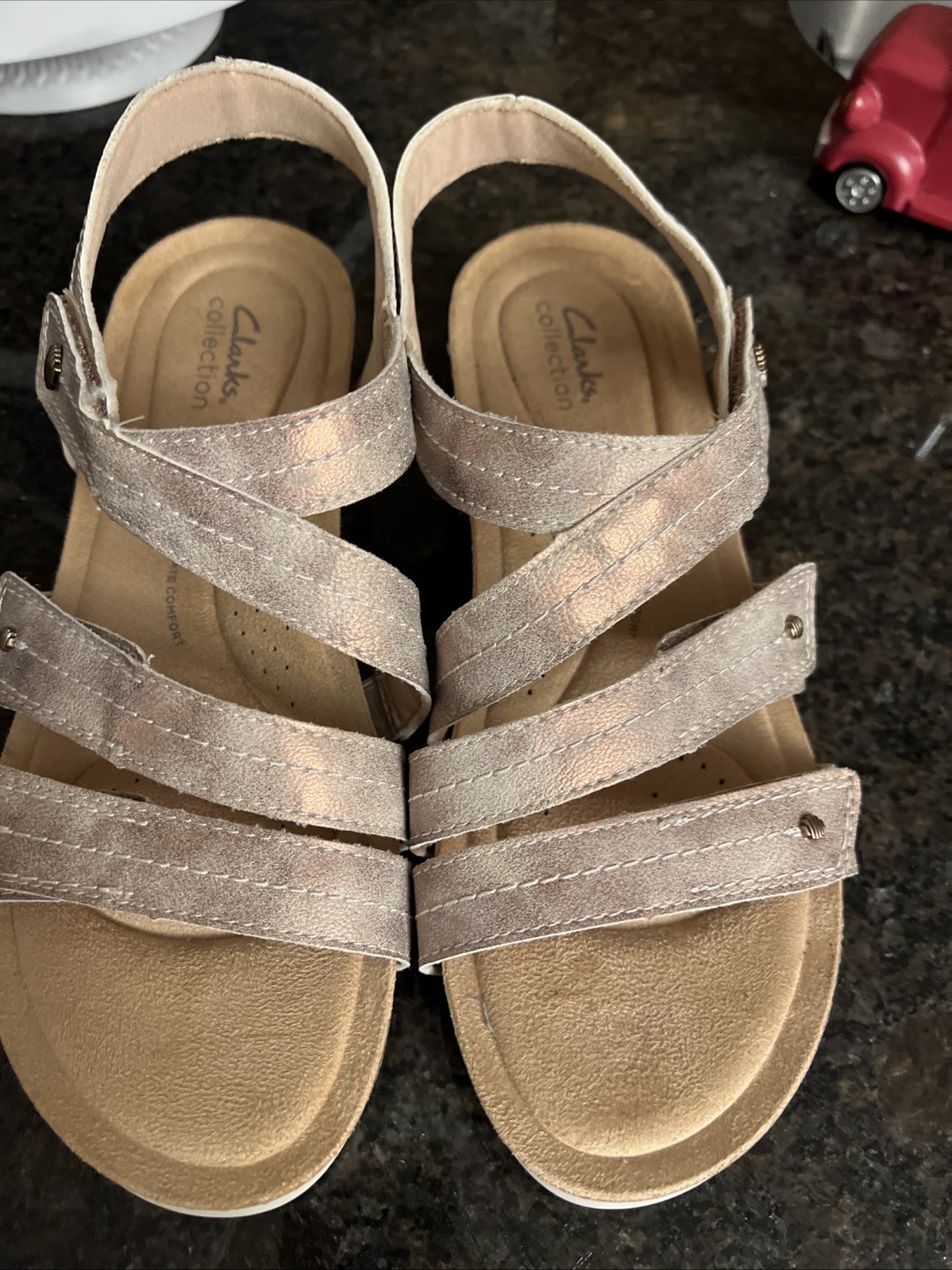 Clarks Women\'s Leather Sandal Size 10