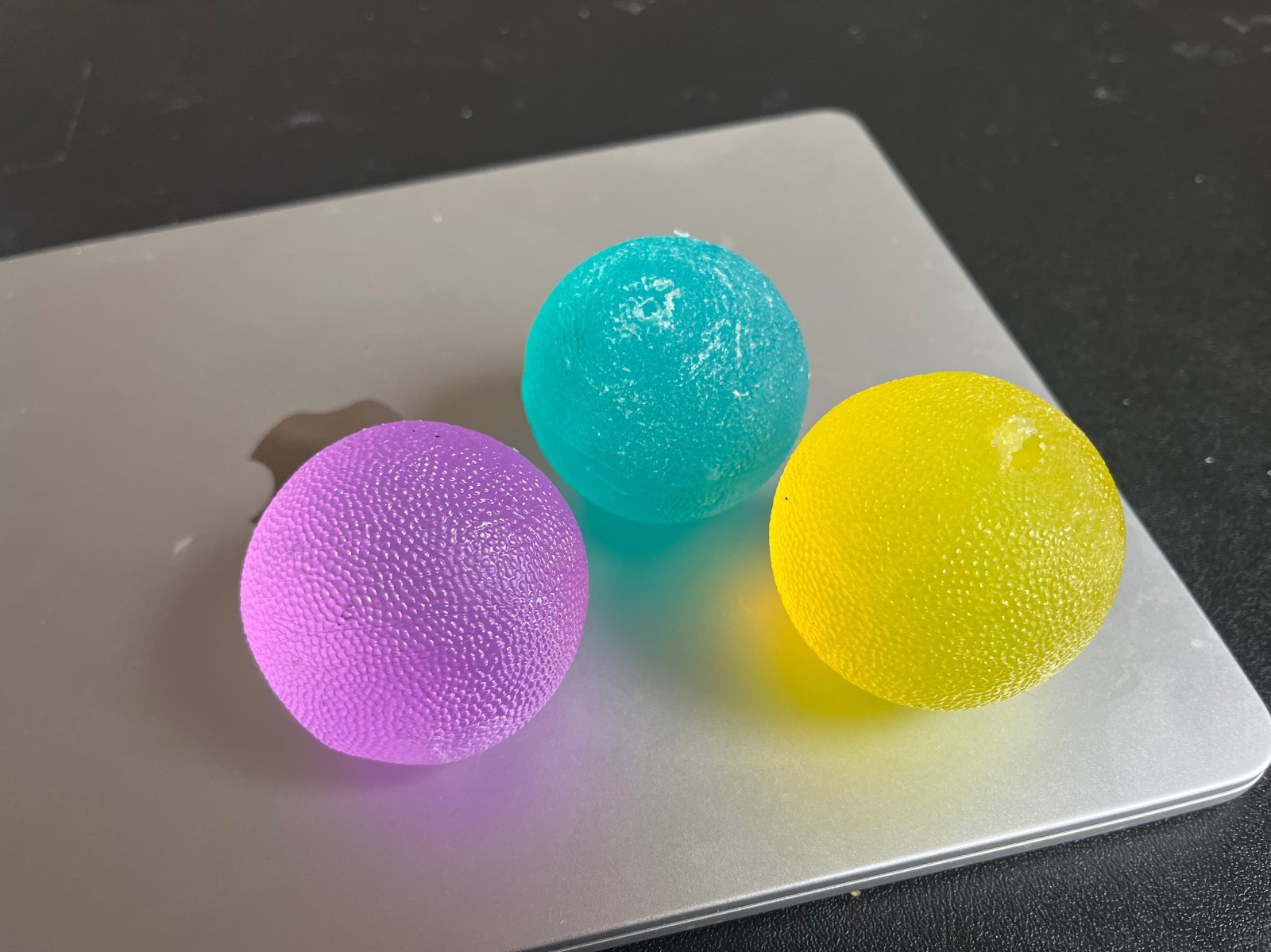 3Pcs Hand Squeeze Balls Combo Kit Hand Therapy Exerciser Yoga Balls