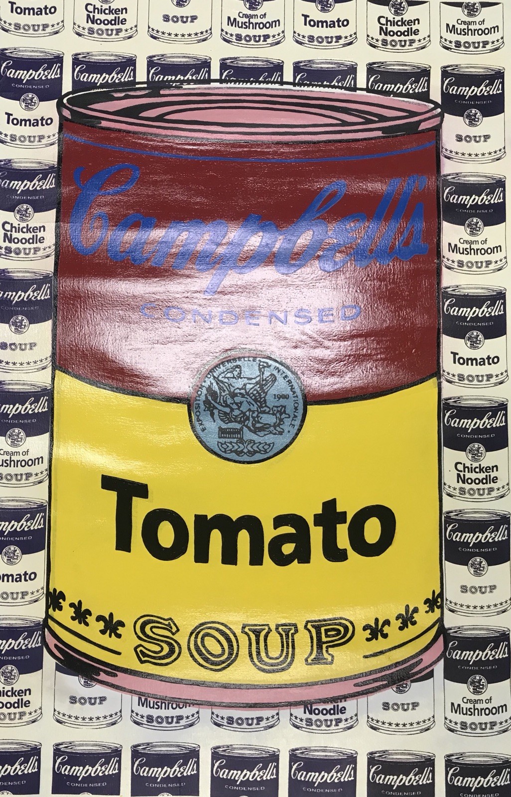 Campbell’s Tomato Soup by Steve Kaufman 40x27 SAK