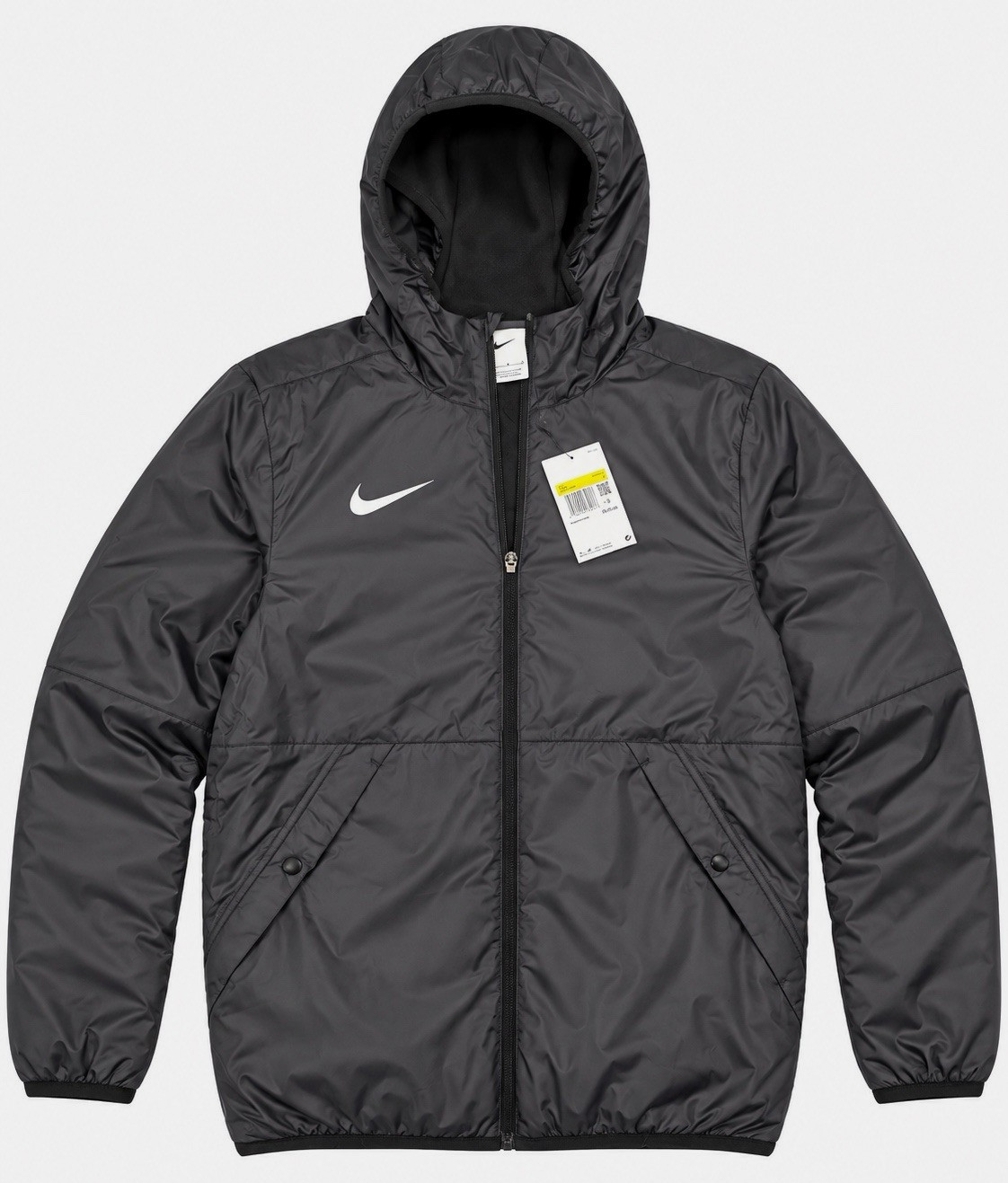 Nike Mens Black Hooded Full Zip Woven Jacket Size S FB7659-010