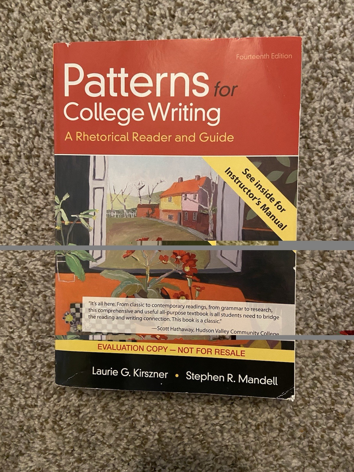 Bedford/St. Martin\'s Patterns for College Writing 14th Ed Paperback Kirszner Ma… Bedford/St. Martin\'s Patterns for College Writing 14th Ed Paperback Kirszner Ma…