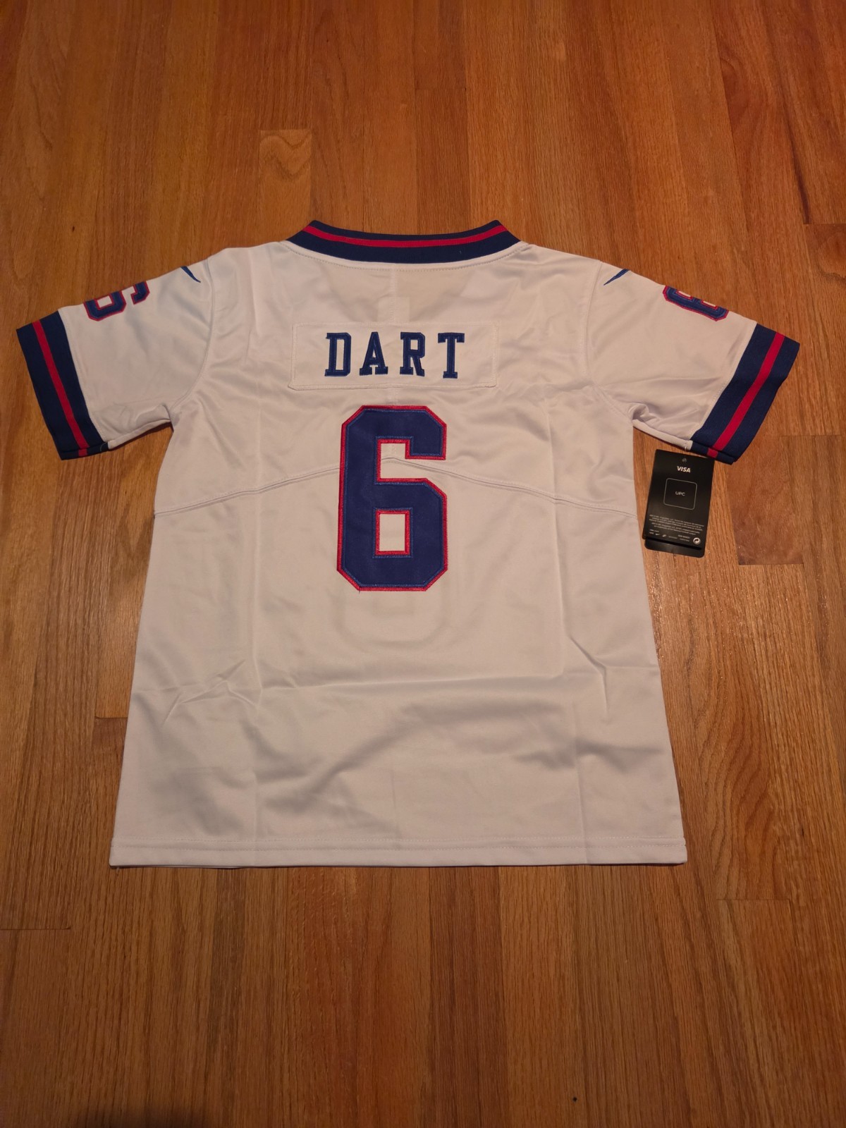 men\'s Customized giants #6 jaxson dart stitched Jersey Size S-2XL NWT retro