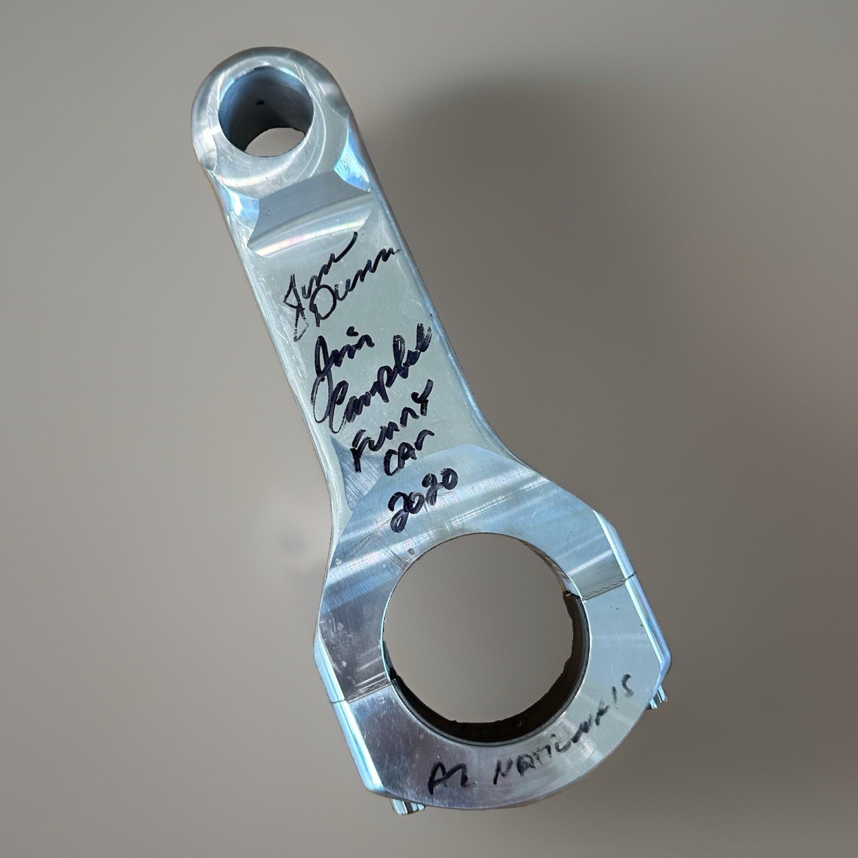 Jim Dunn & Jim Campbell Autographed 426BFPC Forging Aluminum Rod BME Bill Miller