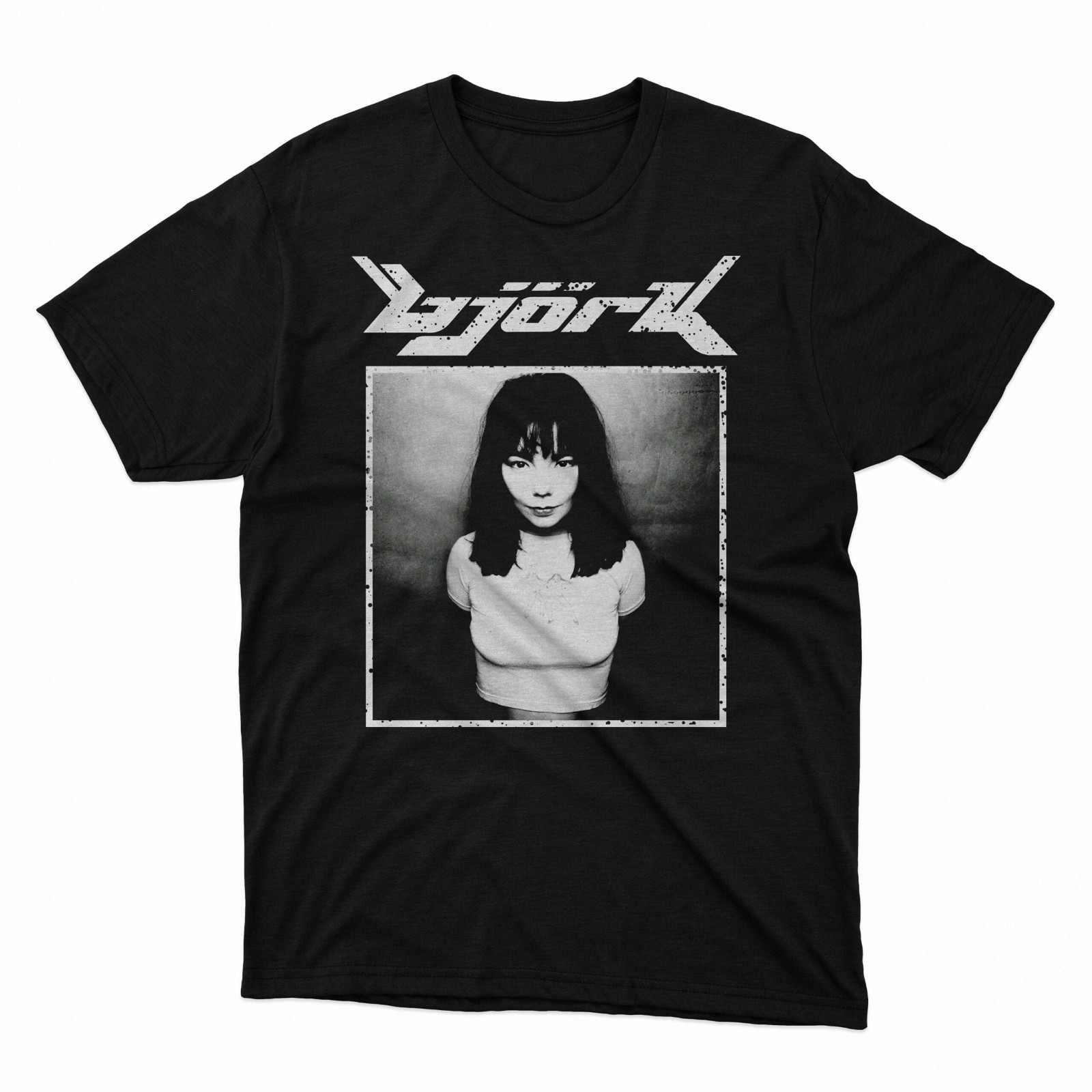 Hot Bjork Band Heavy Cotton Black Full Size Unisex T Shirt CM181