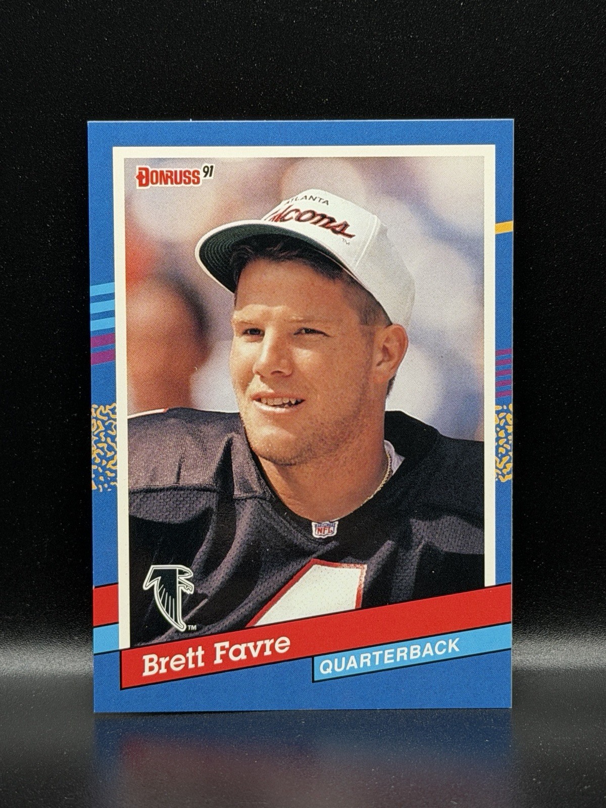 1996 Donruss What If Brett Favre Atlanta Falcons /5000 Short Print Insert #6