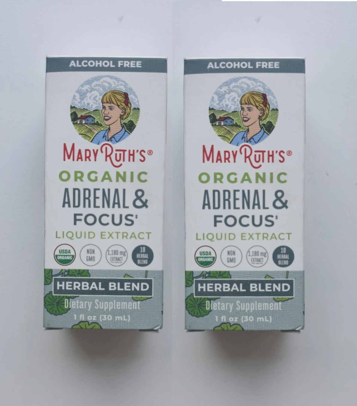 Mary Ruth\'s Organic Adrenal & Focus Liquid Extract Herbal Extract - 1 fl oz Mary Ruth\'s Organic Adrenal & Focus Liquid Extract Herbal Extract - 1 fl oz