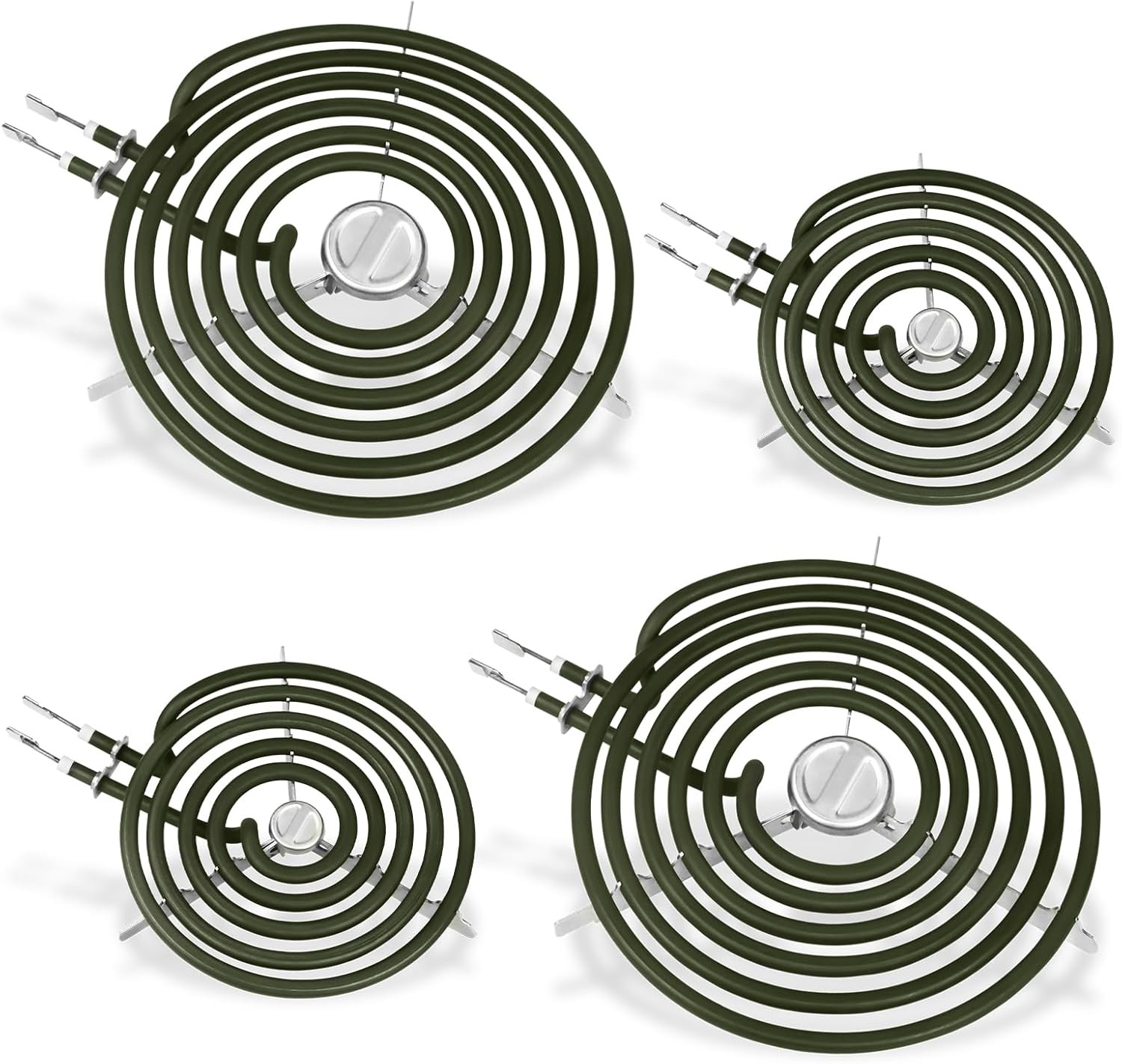 4 Pack Upgraded WB30M1 WB30M2 Stove Burner Element for GE Element Burner Kit New