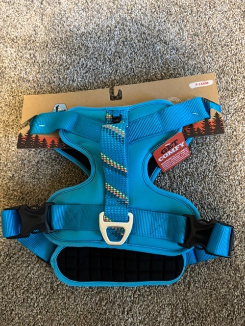 Arcadia Trail Neoprene Harness For Dogs Size  X LARGE Blue BENEFITS CHARITY