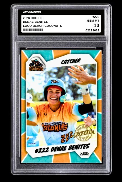 2026 Denae Benites Rookie Card #222 Loco Beach Coconuts Bananas Graded 10 2026 Denae Benites Rookie Card #222 Loco Beach Coconuts Bananas Graded 10