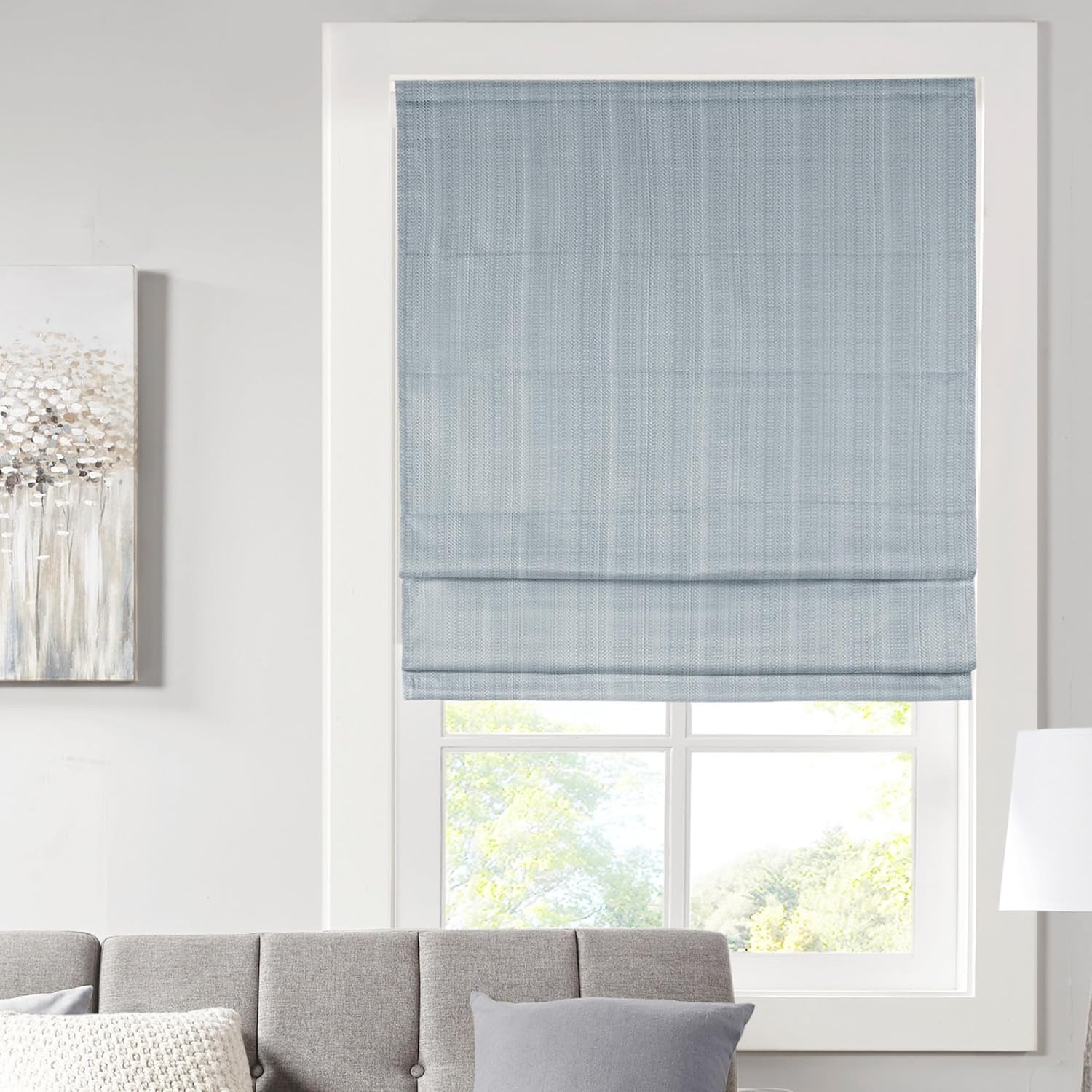 Madison Park Galen Cordless Roman Shade, 31\