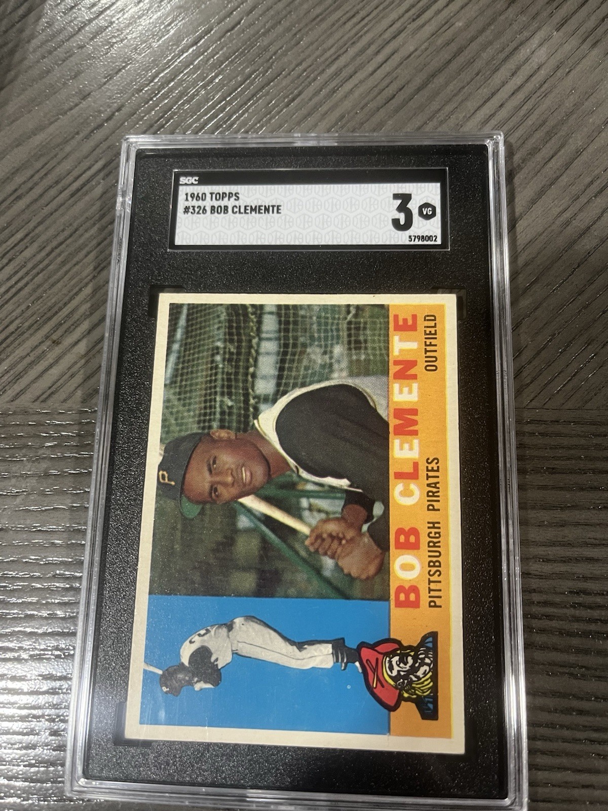 1960 Topps Roberto Clemente #326 Called Bob On Card 1960 Topps Roberto Clemente #326 Called Bob On Card