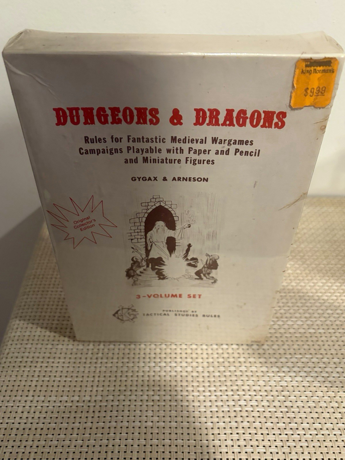 Dungeons & Dragons White Box Original Collector’s Edition SEALED TSR 1977 OCE