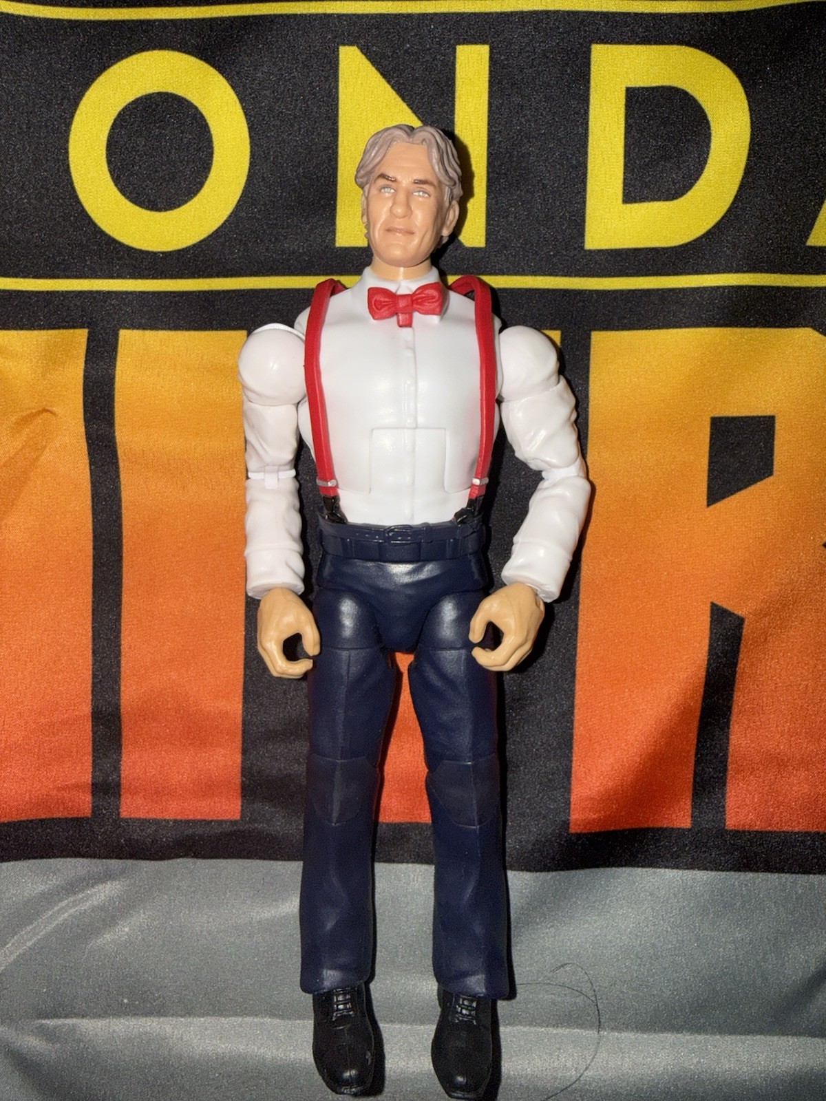 WWE CUSTOM MATTEL Comissioner Suited William Regal Wrestling action figure WWE CUSTOM MATTEL Comissioner Suited William Regal Wrestling action figure