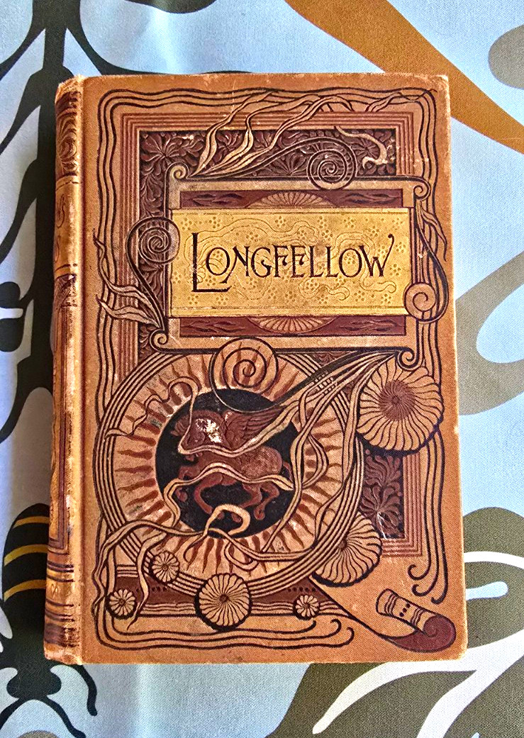 Antique 1885 Henry Wadsworth Longfellow Poems – R. Worthington Edition