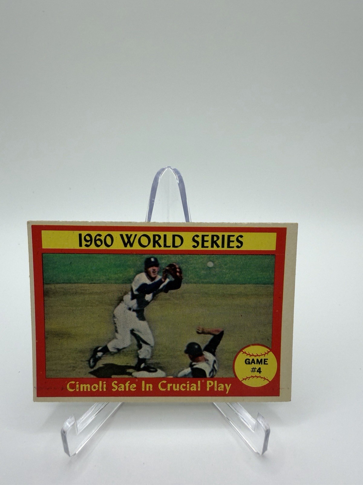 1961 Topps - World Series Tony Kubek, Gino Cimoli #309 VG+ 1961 Topps - World Series Tony Kubek, Gino Cimoli #309 VG+