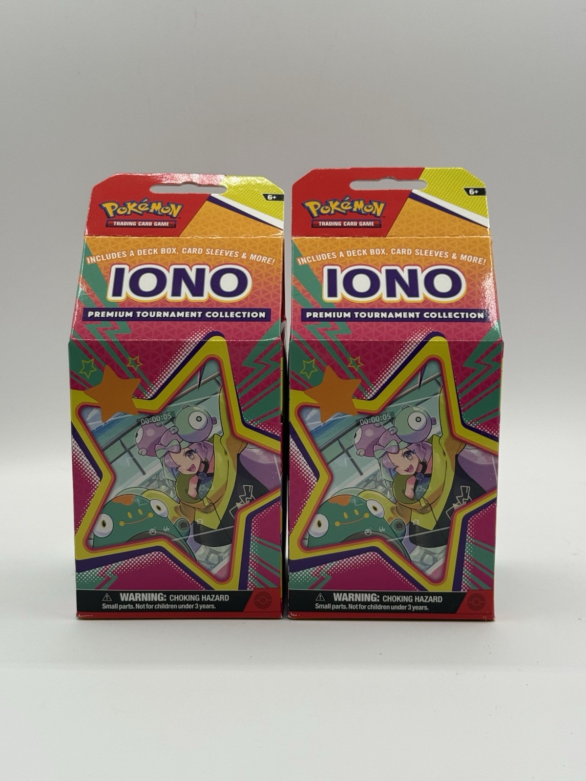 2x Pokemon TCG Iono Premium Tournament Collection Box New Sealed 2x Pokemon TCG Iono Premium Tournament Collection Box New Sealed
