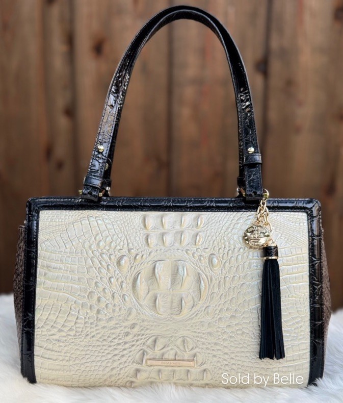 NWT Brahmin Josette Multi Figaro Melbourne Shoulder Tote Leather Purse $425