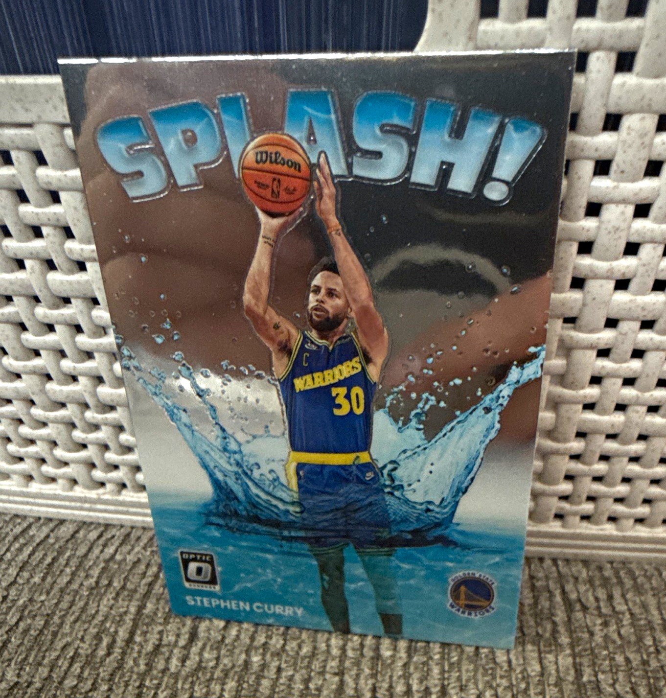 Stephen Curry Panini Splash Card Golden State Warriors NBA Fan Souvenir Stephen Curry Panini Splash Card Golden State Warriors NBA Fan Souvenir