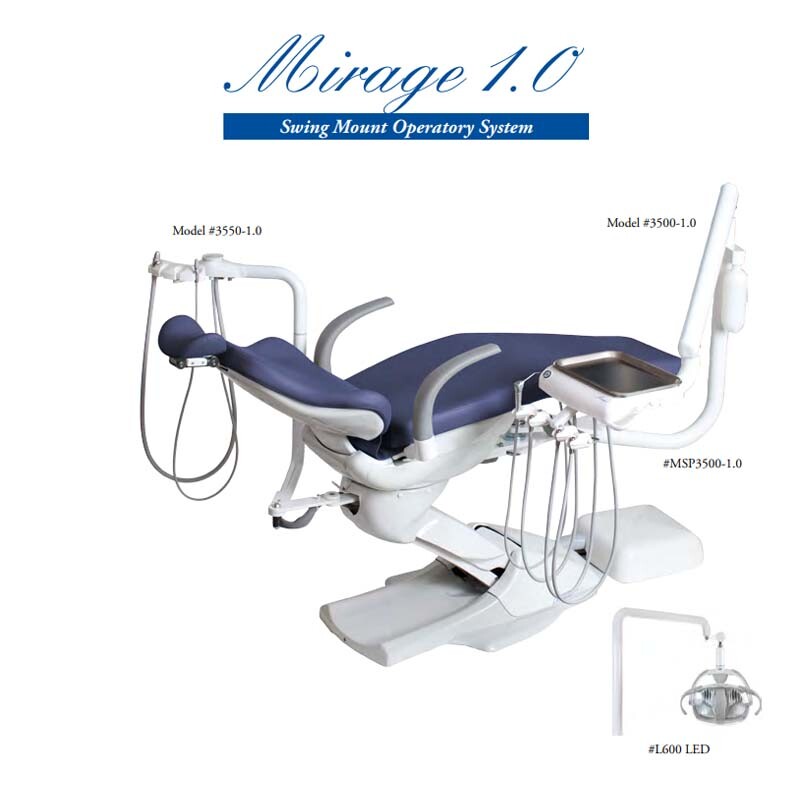 TPC Dental Mirage 1.0 Swing Mount Operatory System