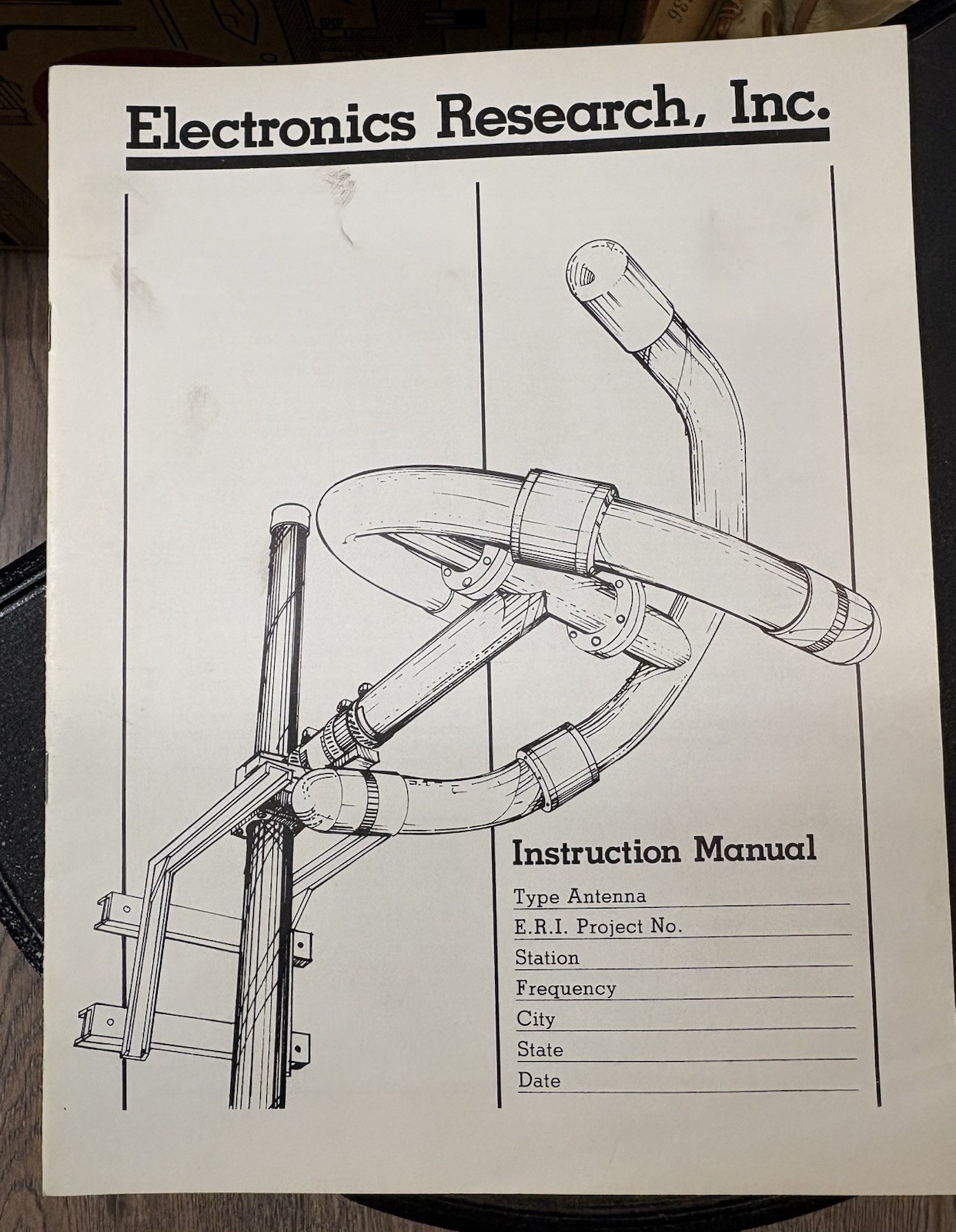 Manual for ERI Electronics Research Inc. FM Broadcast Antenna
