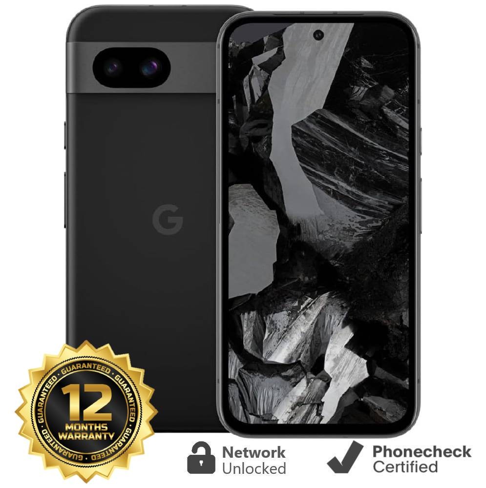 Google Pixel 8a - 128 GB - Obsidian (Unlocked) Smartphone - Very Good