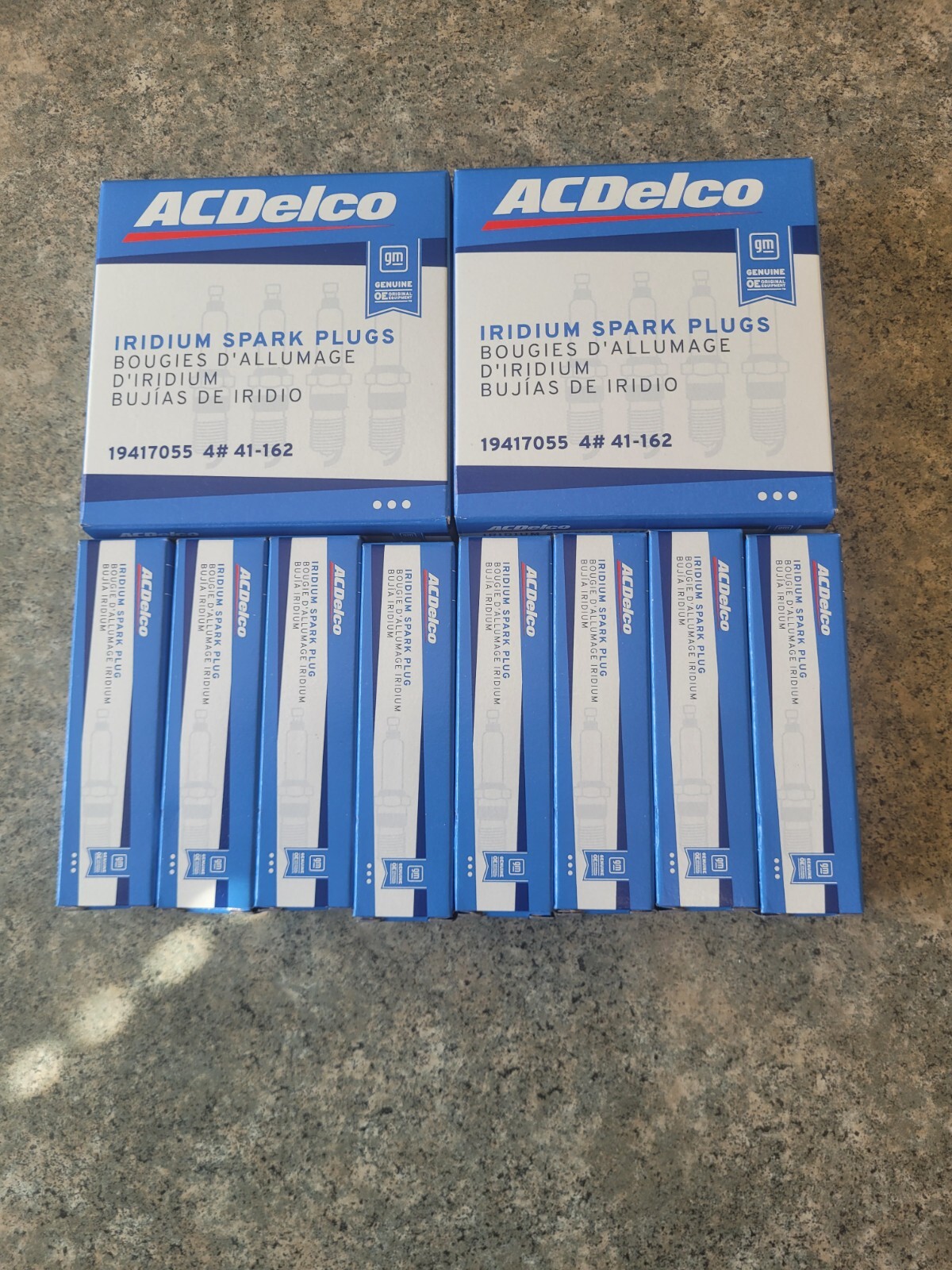 8 NEW Spark Plug-Iridium ACDelco 41-162 FAST 19417055 8 NEW Spark Plug-Iridium ACDelco 41-162 FAST 19417055