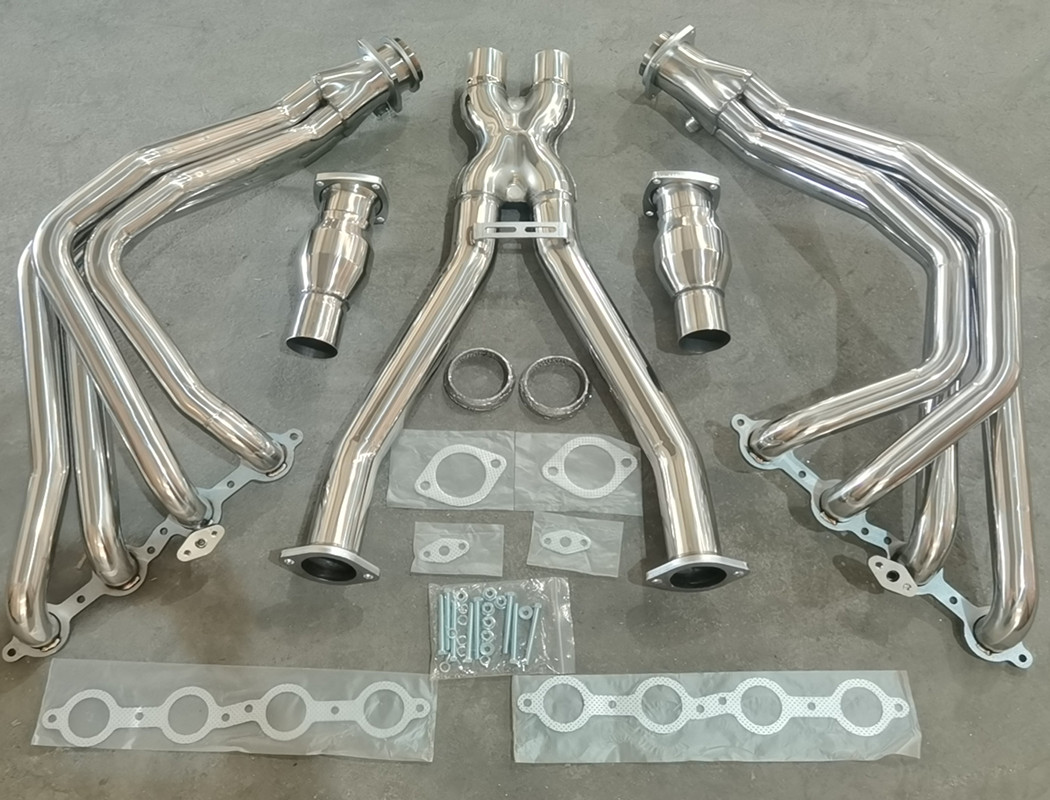 For Chevy Corvette 97-04 C5 LS1 LS6 Stainless Long tube Headers & X Pipe 