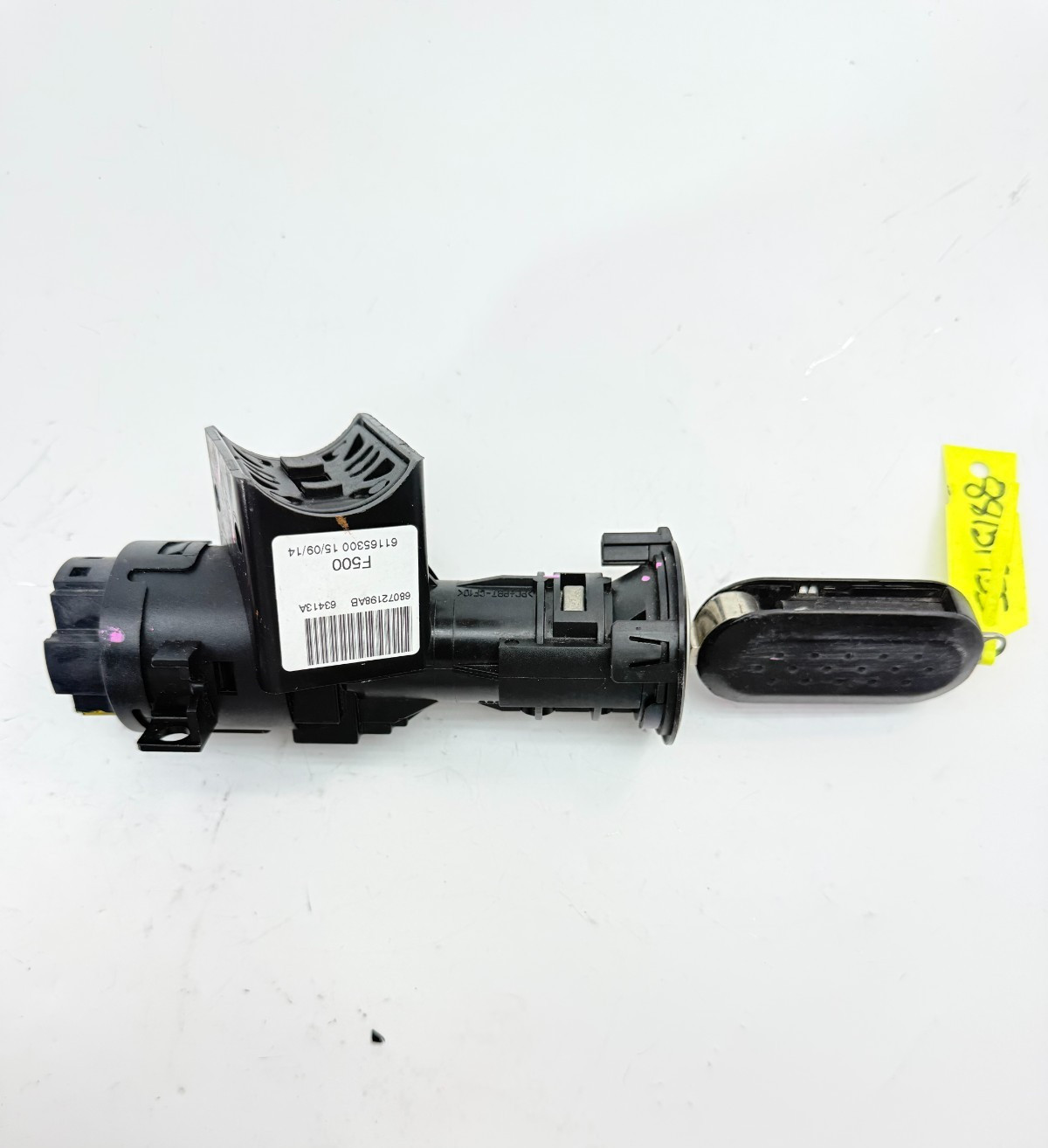 2012-2019 FIAT 500 IGNITION SWITCH LOCK W/KEY & IMMOBILIZER OEM 68072198AB