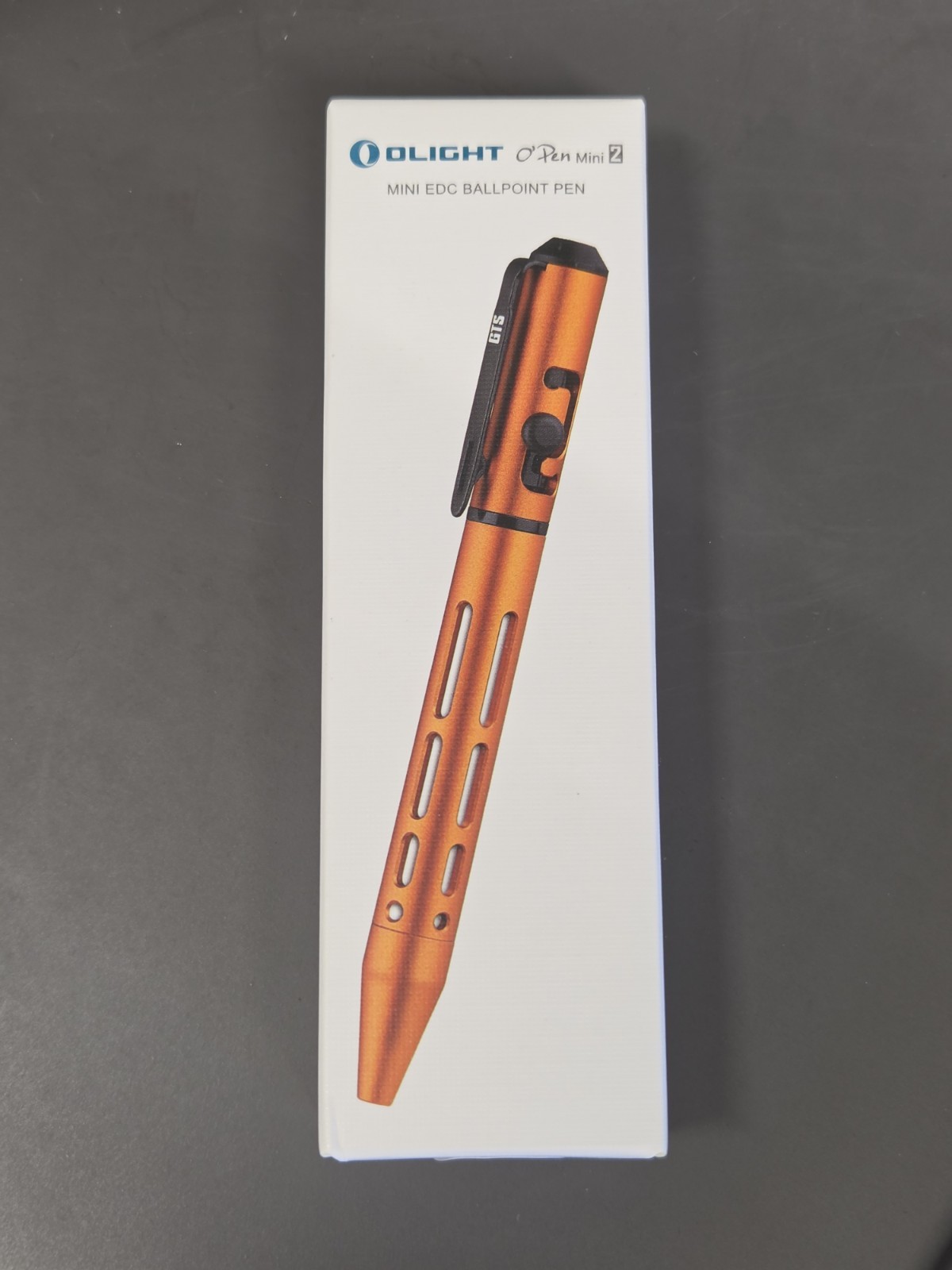 OLIGHT O’Pen Mini 2. Orange GTS Edition. New In Sealed Factory Box. OLIGHT O’Pen Mini 2. Orange GTS Edition. New In Sealed Factory Box.