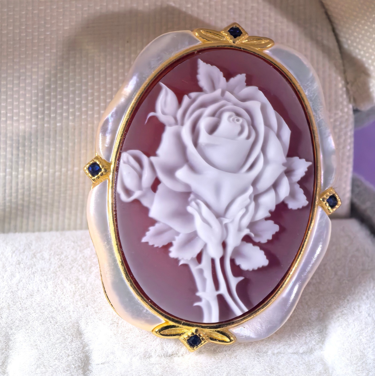 925 silver red rose Agate Cameo Brooch vintage jewelry Pendant estate gift 925 silver red rose Agate Cameo Brooch vintage jewelry Pendant estate gift