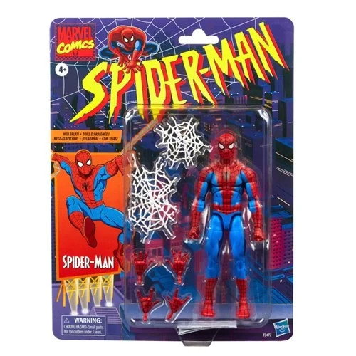 SHIPS 10/16 Spider-Man Retro Marvel Legends Cel Shaded Spider-Man 6\