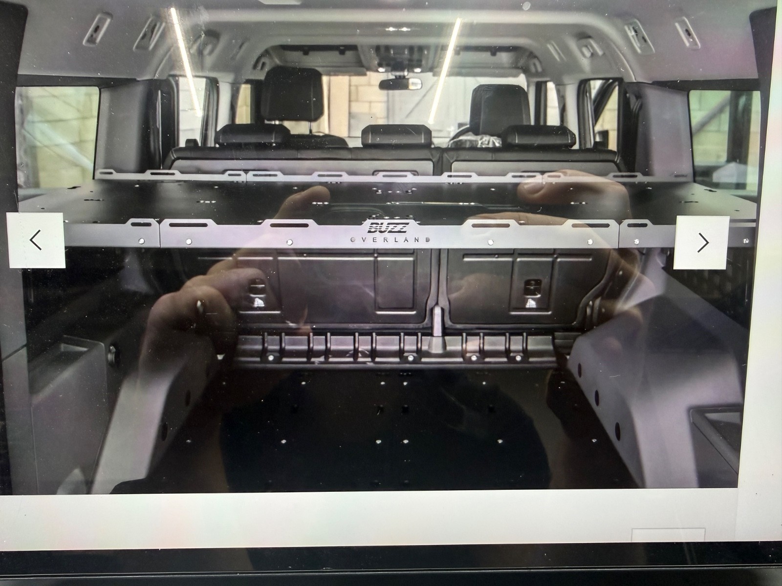 BUZZ Overland Cargo Buzz Rax Shelf 2023-2025 Ineos Grenadier Cargo Shelf