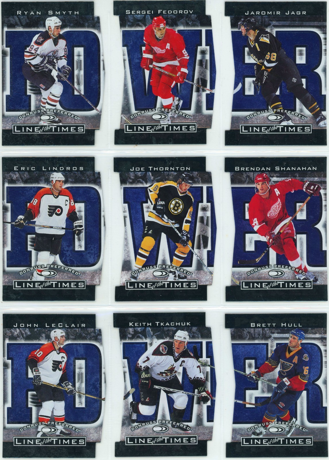 1997-98 Donruss Preferred Line Of The Times Complete Set #1-24