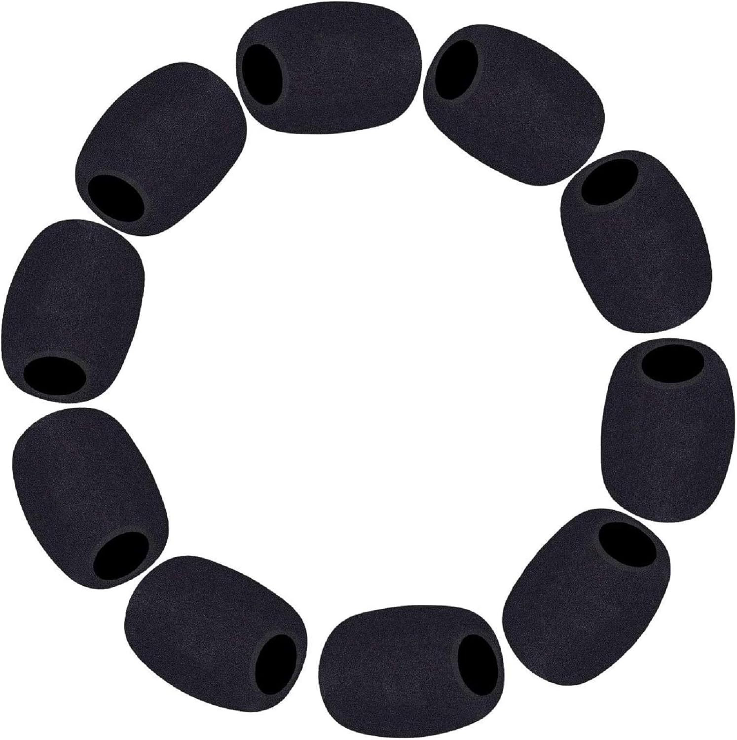 10 Pack Lapel Microphone Windscreen, Headset Windscreen, Mic Foam Covers
